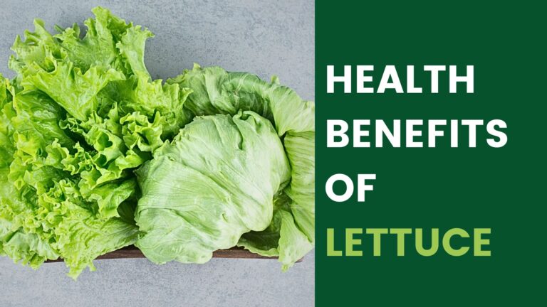 health benefits of lettuce